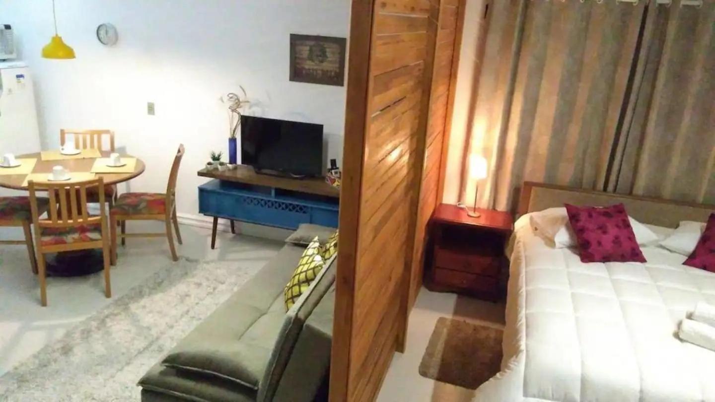 Locar-In Gramado - Loft A 50 M Da Rua Coberta. Apartman Kültér fotó