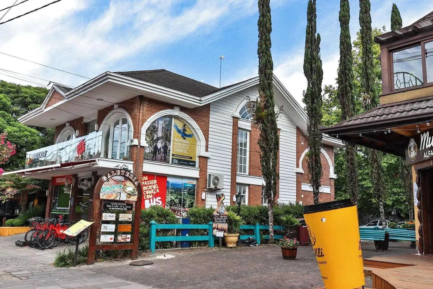 Locar-In Gramado - Loft A 50 M Da Rua Coberta. Apartman Kültér fotó