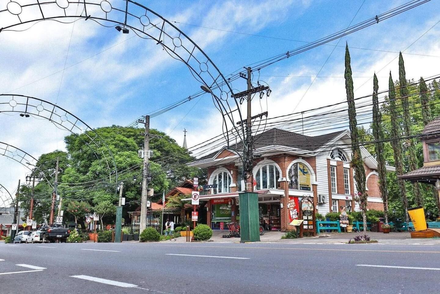 Locar-In Gramado - Loft A 50 M Da Rua Coberta. Apartman Kültér fotó