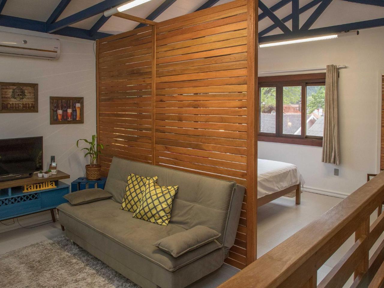 Locar-In Gramado - Loft A 50 M Da Rua Coberta. Apartman Kültér fotó