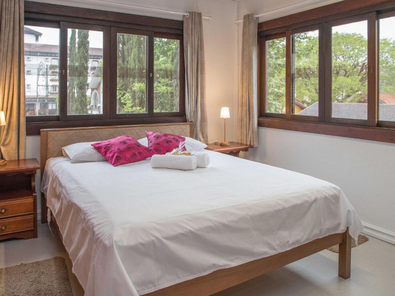 Locar-In Gramado - Loft A 50 M Da Rua Coberta. Apartman Kültér fotó
